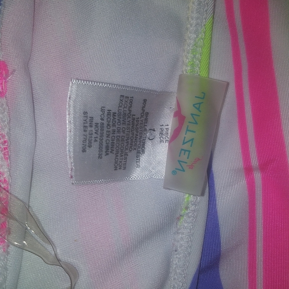 4/$25 Girls 1 piece Swimsuit Size 10 - Picture 5 of 6